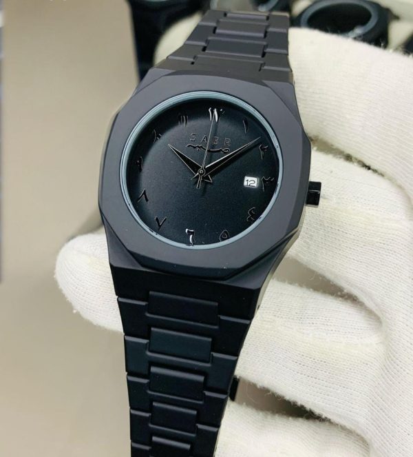 Full Black Aura Quartz Analog Watch for Men & Boys – Lightweight, Premium Quality & Stylish Design