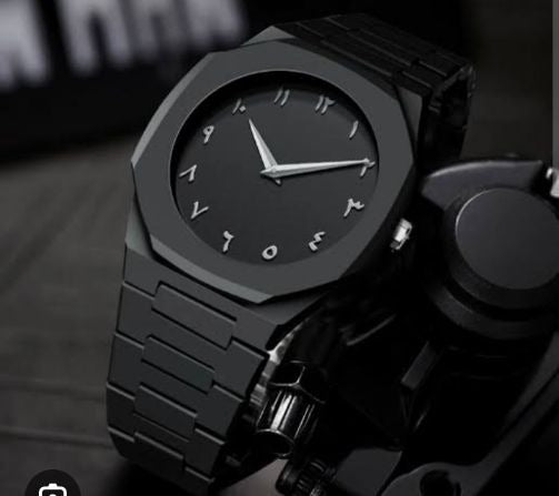 Full Black Aura Quartz Analog Watch for Men & Boys – Lightweight, Premium Quality & Stylish Design