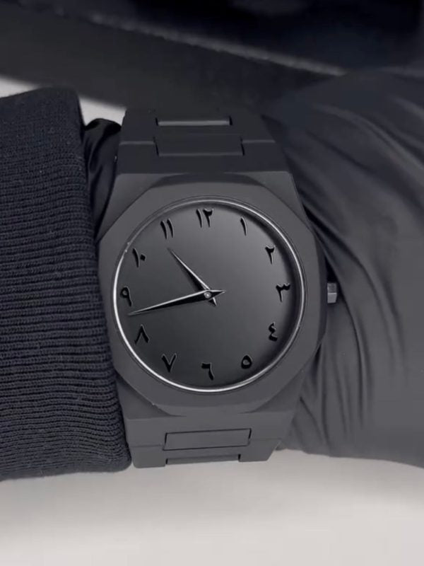 Full Black Aura Quartz Analog Watch for Men & Boys – Lightweight, Premium Quality & Stylish Design