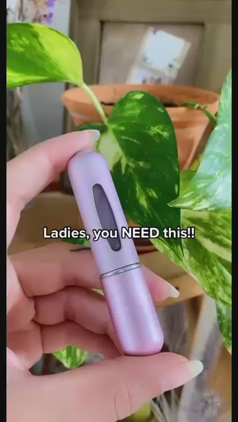 Refillable Mini Perfume Spray Bottle 5ml – Portable, Leak-Proof & Stylish Atomizer (Random Color)