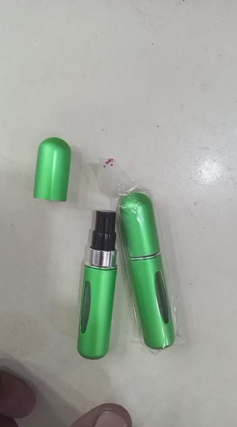 Refillable Mini Perfume Spray Bottle 5ml – Portable, Leak-Proof & Stylish Atomizer (Random Color)