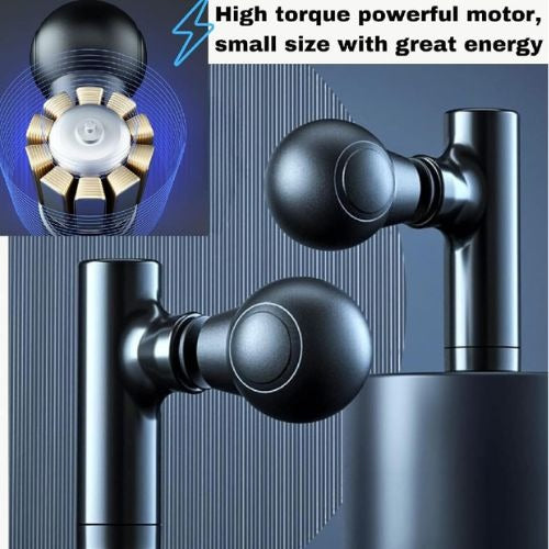 Rechargeable Facial Gun Massager – Portable Skincare Device with Type-C Charging & ABS Build