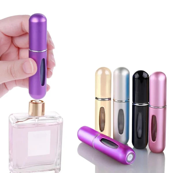 Refillable Mini Perfume Spray Bottle 5ml – Portable, Leak-Proof & Stylish Atomizer (Random Color)