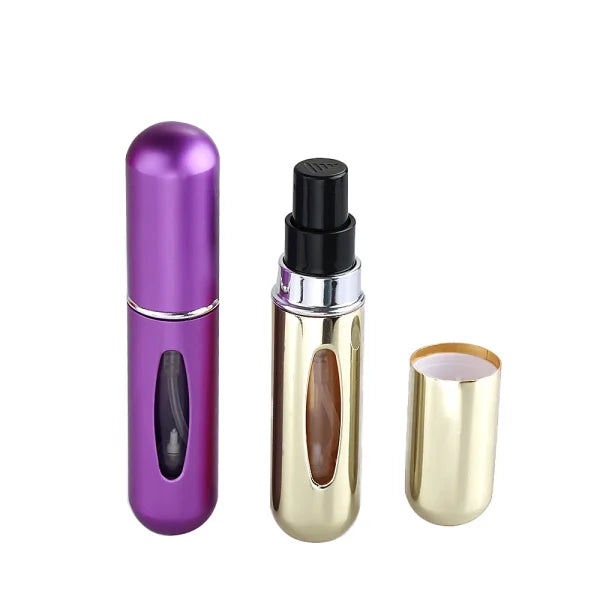 Refillable Mini Perfume Spray Bottle 5ml – Portable, Leak-Proof & Stylish Atomizer (Random Color)