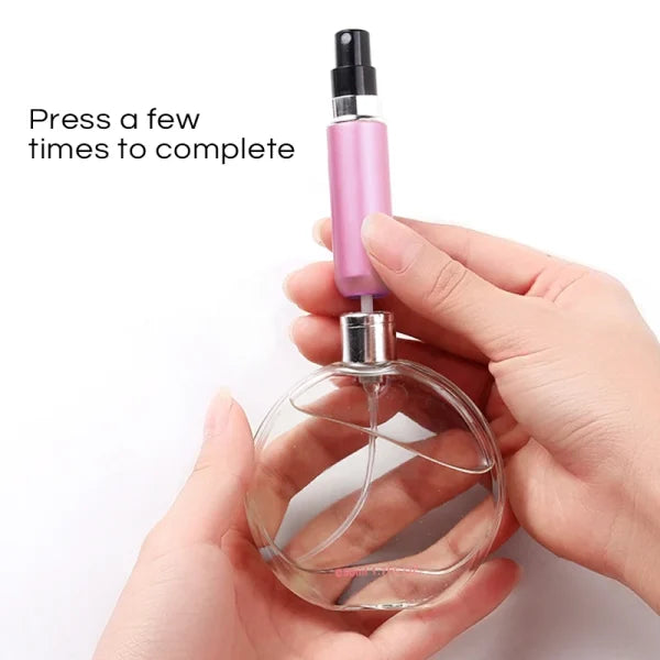 Refillable Mini Perfume Spray Bottle 5ml – Portable, Leak-Proof & Stylish Atomizer (Random Color)